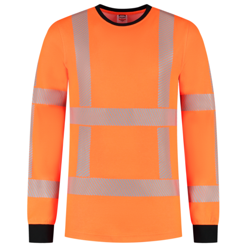 T-shirt RWS Revisible Lange Mouw        Fluororan M - Tricorp - 8718326213739|_|103702FluororangeM