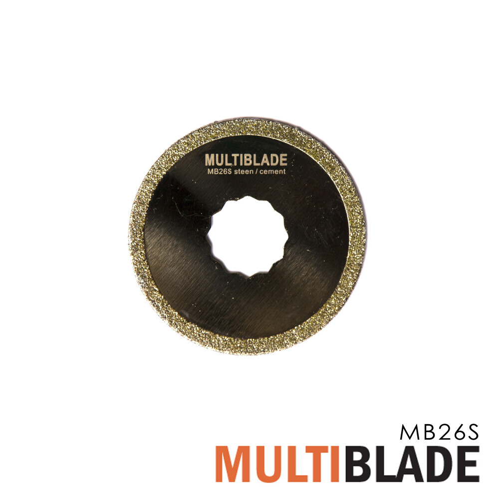 Diamant zaagblad MB26S voor Supercut    steen-beton-cement - Multiblade - 8718868270726|_|MB26S