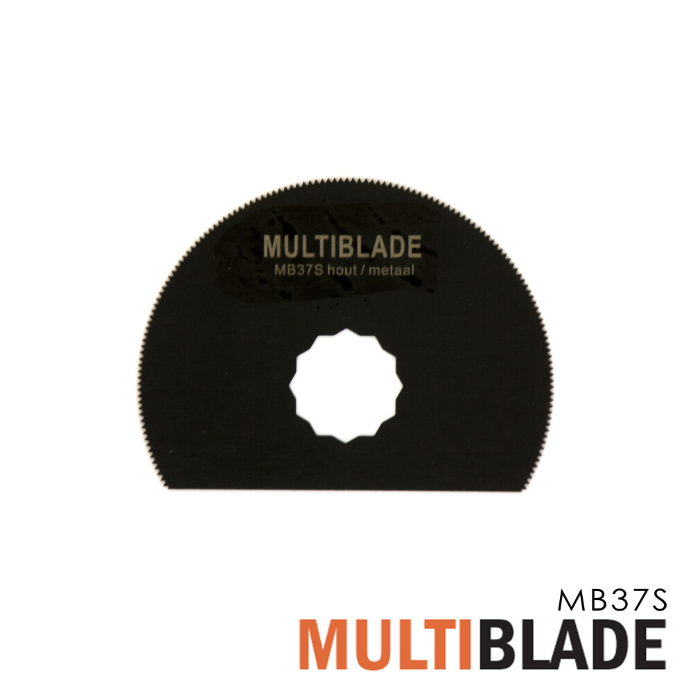 Bi-metalen zaagblad MB37S voor Supercut hout-koper-alu | Multiblade | 8718868270733 | MB37S