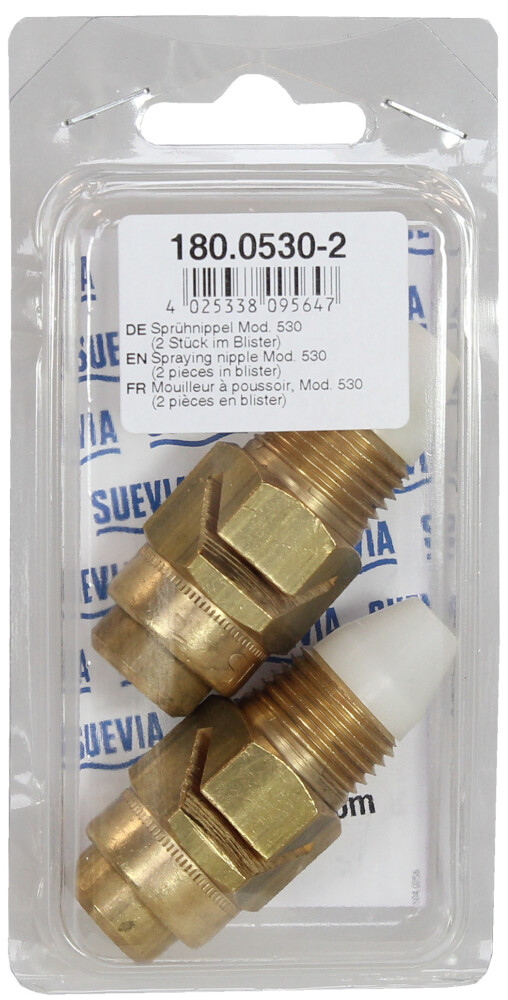 Sproeinippel 530 sleuf 1/2'' (blister) | Suevia | 180.0530.5