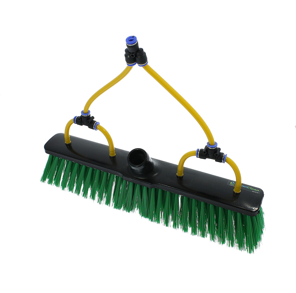 DemiClean Maxi borstel met stugge haren - 4 straalnozzles 43x10cm. | 6095953458439 | 331013