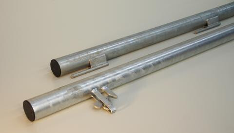 Sluitpaal voor weidehek 2 1/2 3,6 x      2000mm incl. sluitwerk | 1012345021533