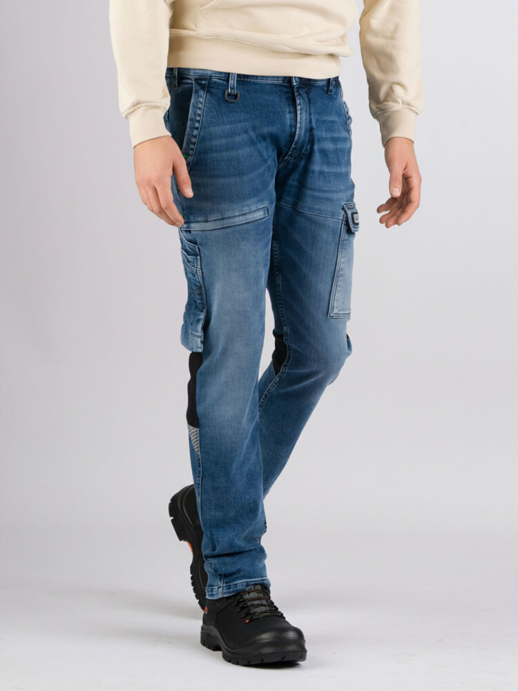 Men-Jaguar Workwear W57-Medium Blue     Denim Used-Workwear Fit-W32-L36 - 247Jeans - 6095442935960|_|N610W57008-W32-L36