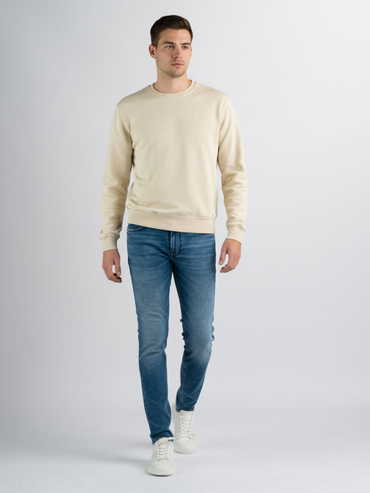 Men-Palm Skinny SK74-Medium Blue Denim  Used-Skinny Fit-W33-L38 - 247Jeans - 7439641154149|_|N314SK74008-W33-L38
