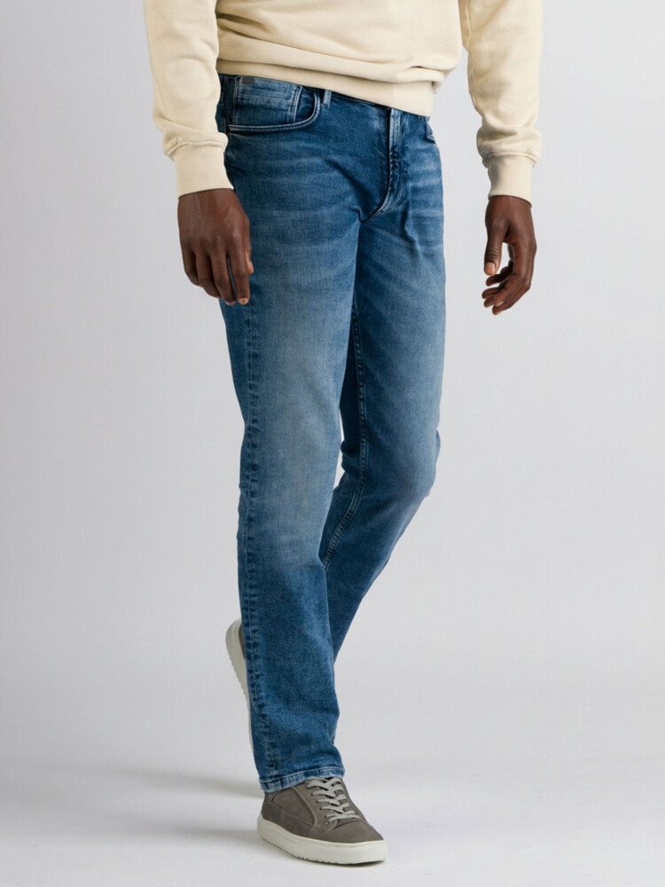 Men-Palm Slim SL54-Medium Blue Denim    Used-Slim Fit-W33-L36 - 247Jeans - 7439641098009|_|N334SL54008-W33-L36