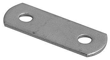 Rvs Volgplaatje 25 X 3 mm - 2 Gaten 9 mm - 1012345009715|_|2507250