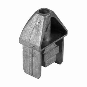 Alu-Veiligheidseindstuk Kokerprofiel 25 x 50 mm inslag - 1012345011664|_|0152550