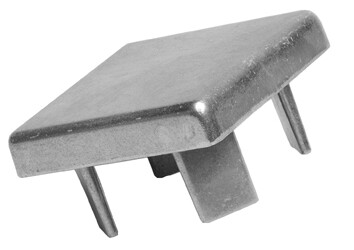 Alu-Paalkap 60 X 60 X 2 mm Overschuif   Ral 6009 Groen - 0154069