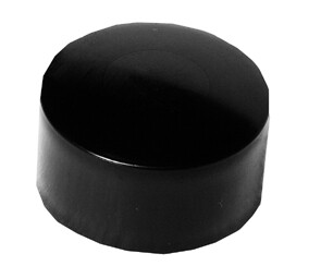 Paalkap Om 60 mm Kunststof Zwart - 1012345012654|_|0205060