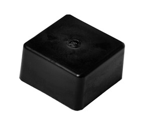 Paalkap Om Koker 60 X 60 mm Kunststof   Zwart - 1012345012685|_|0206060