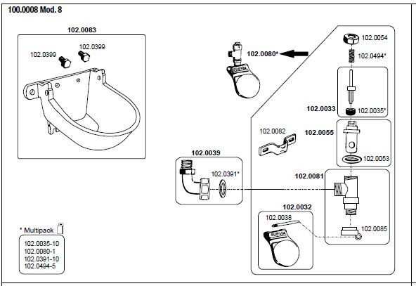 Drinkbak model 8 - Suevia - 4025338000061|_|SU1000008|_|100.0008