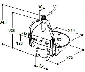 Drinkbak model 10 P | Suevia | 4025338000085 | SU1000010 | 100.0010