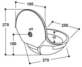 Drinkbak model 180 lage druk - Suevia - 4025338011371|_|SU1000180|_|100.0180