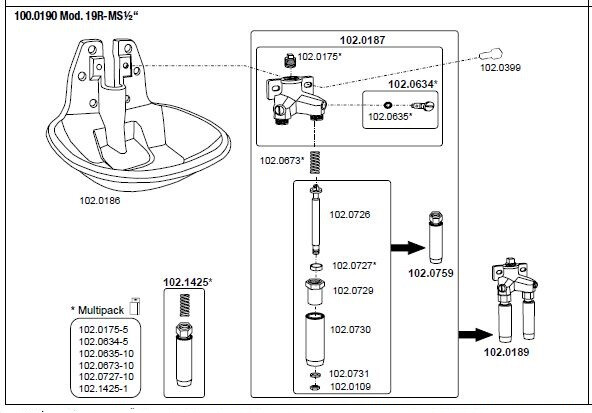 Drinkbak model 19 R | Suevia | 0660119 | 4025338000450 | 100.0190