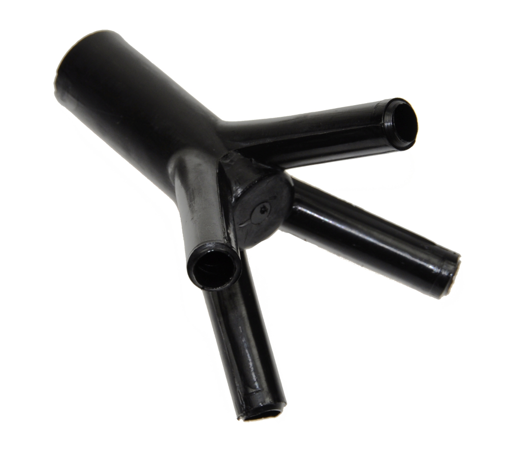 Jetter verdeelstuk met gat PVC - B 05000