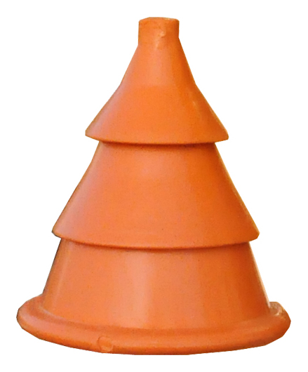 Driespeenstop oranje - B 05600