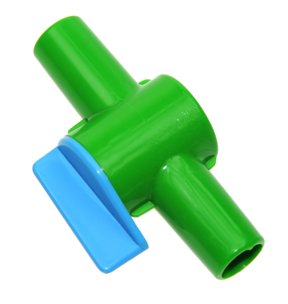 Tweewegkraan groen 16mm - B 07000