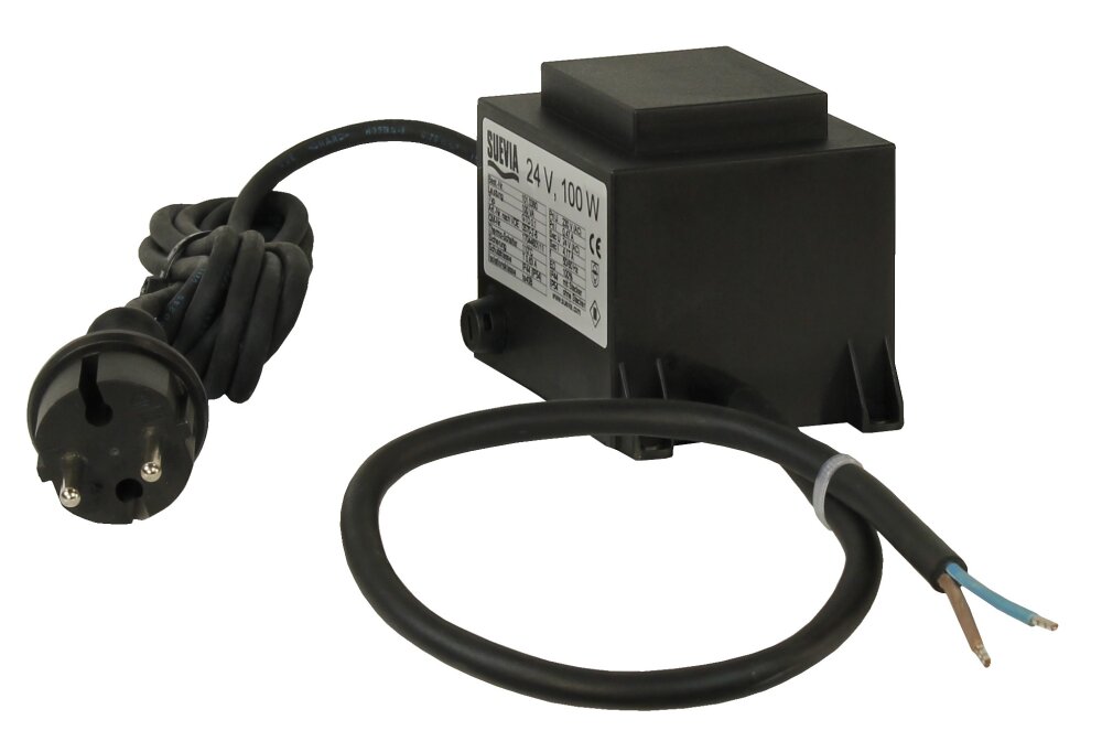 Transformator 24 volt 100 watt - Suevia - 4025338000801|_|SU1010380|_|101.0380