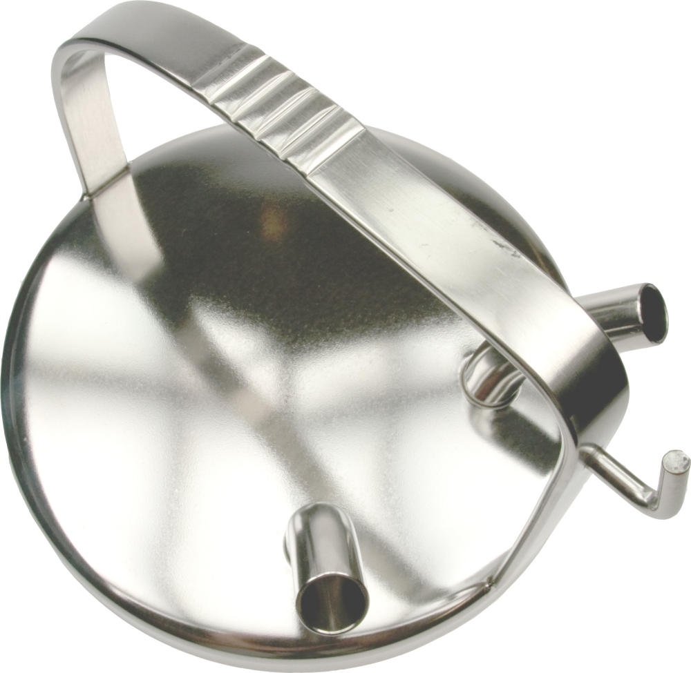 Melkemmerdeksel RVS type Delaval 142    Hoog - B 07220