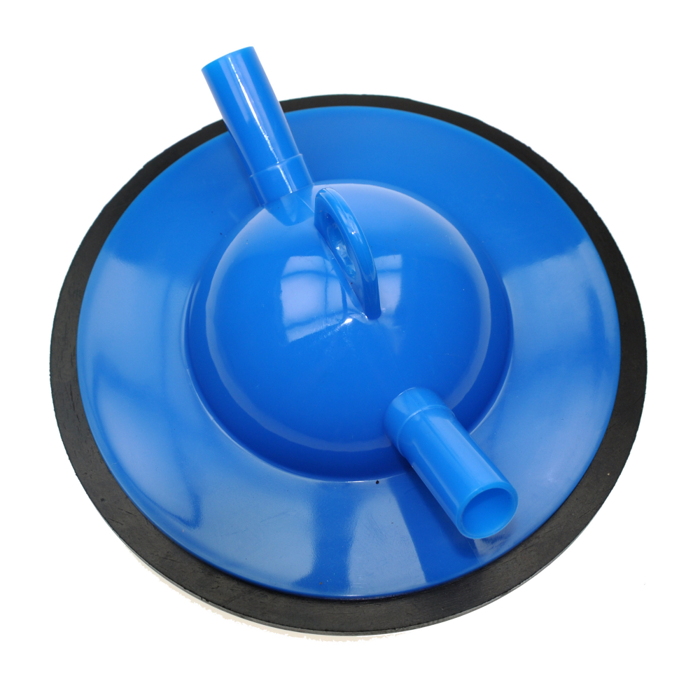 Melkemmerdeksel licht blauw inc ring - B 07230