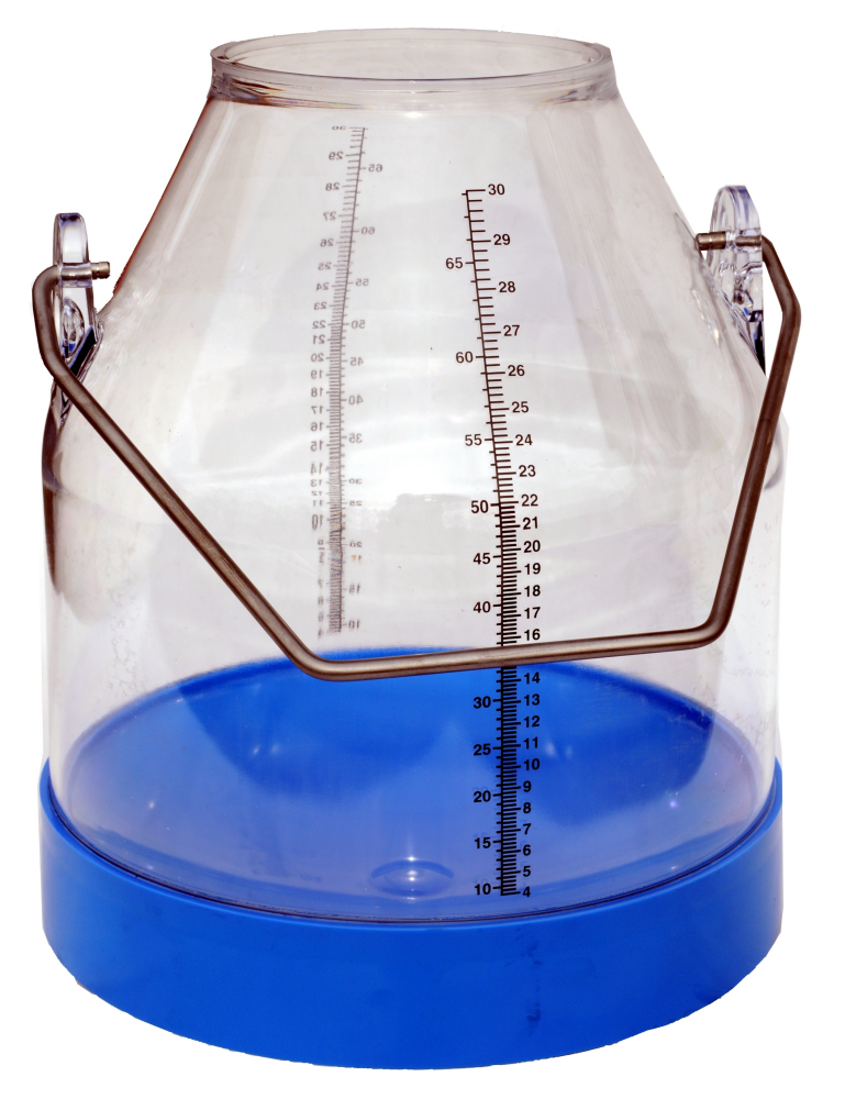 Melkemmer blauw 30ltr. - B 07400