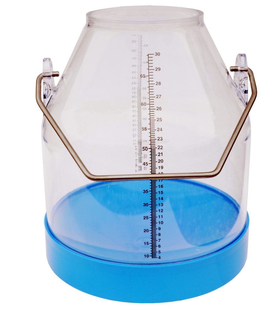 Melkemmer blauw 30ltr Delaval - B 07420