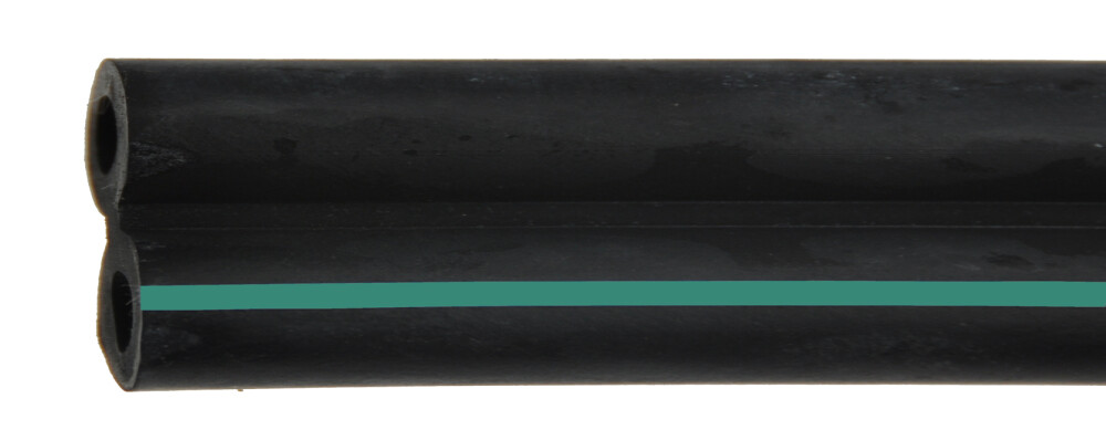 Pulsatieslang dubbel 7.3x13.3mm groen - D 45250