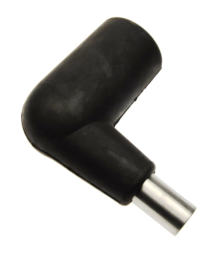 Verloop knie rubber 32x16mm - F 62750