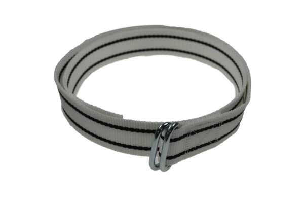 Halsband Met Schalmgesp 130 cm Wit/Zwart - G 67500