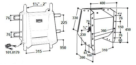 Drinkbak model 500 sneldrinker - Suevia - 4025338009316|_|0660500|_|SU1300500|_|130.0500