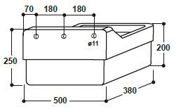 Voerbak wand model - Suevia - 4025338014105|_|SU1600211|_|160.0211