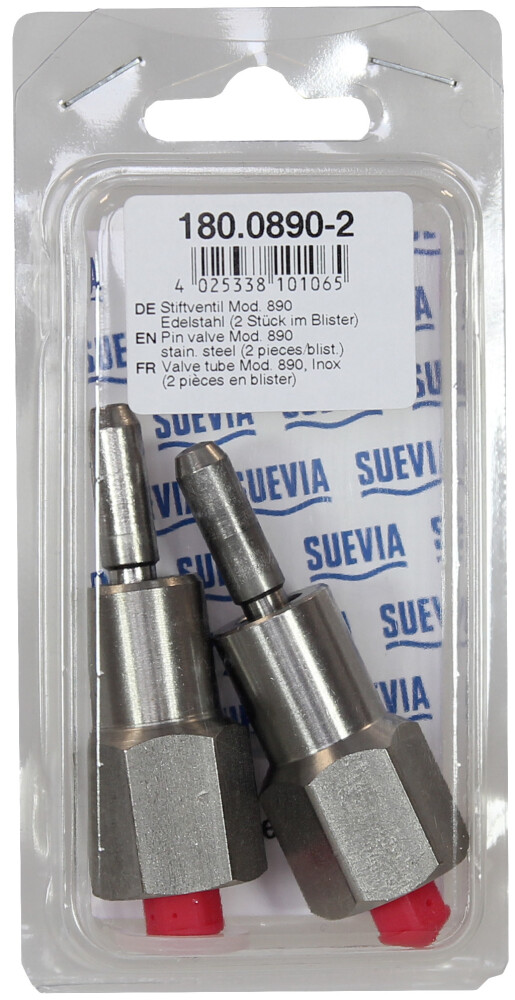 Stiftnippel model 890 inox - Suevia - 4025338014198|_|SU1800890|_|180.0890