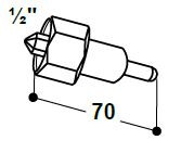 Stiftnippel model 890 inox - Suevia - 4025338014198|_|SU1800890|_|180.0890