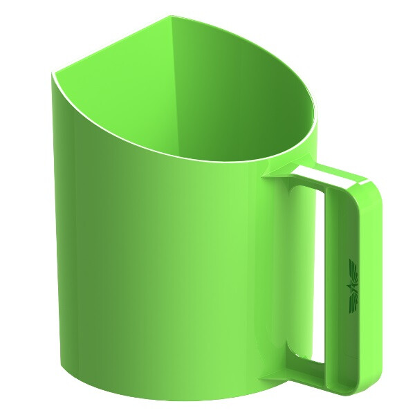 Meelschep-/ voerschep 1kg (bek ermodel) - GROEN - 8717233010608|_|694-GR