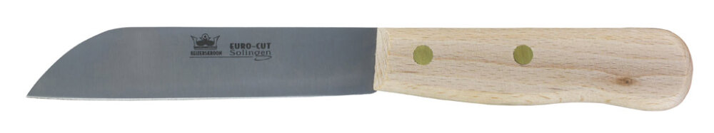 Brood- / groentemes 13cm, hout en       handvat - 8715397001807|_|960120