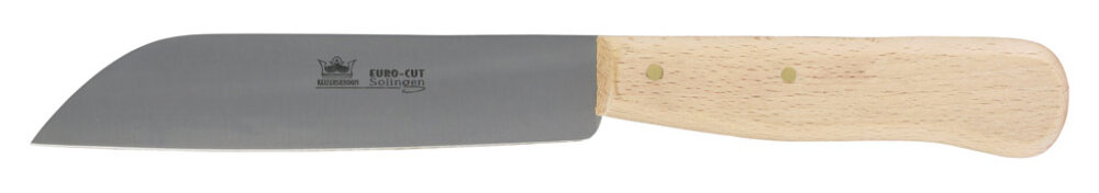 Brood- / groentemes 15cm, hout en       handvat - 8715397001814|_|960125