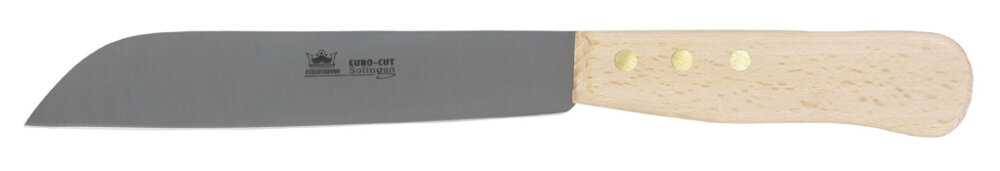 Brood- / groentemes 18cm, hout en       handvat - 8715397001821|_|960130
