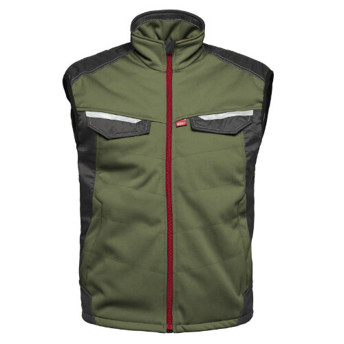Bodywarmer Havep Attitude, Bosbouw      groen/charcoal grijs, M - 8718649903027|_|5018457-M