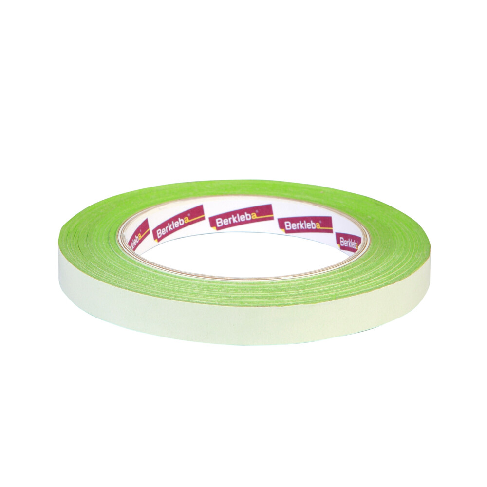 Tweezijdige polypropyleen               exhibitiontape groen, 19 x 25 - 1012345015136|_|3025-E