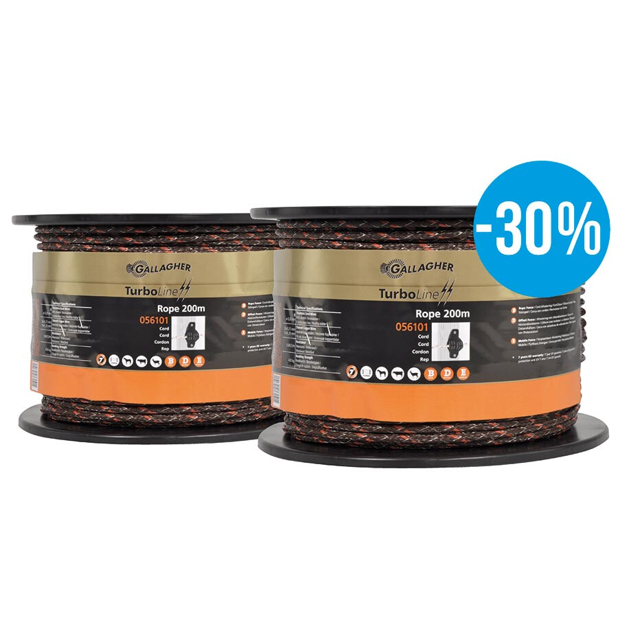 Duopack TurboLine cord terra 2x200m | GALLAGHER | 8713235069309 | 069309GAL | 069309