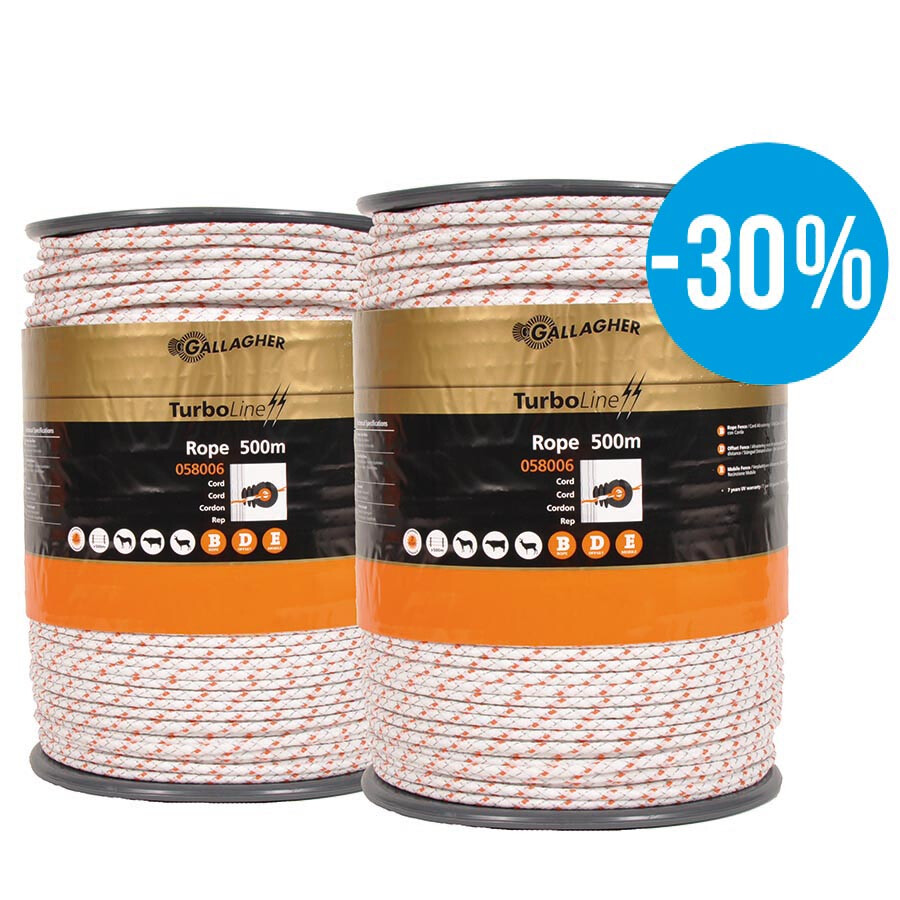Duopack TurboLine cord wit 2x500m - GALLAGHER - 8713235069798|_|069798