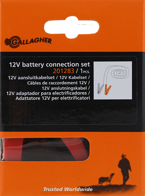 12V Accu kabelset voor 9V/12V apparaten - GALLAGHER - 9414701572000|_|201283GAL|_|201283