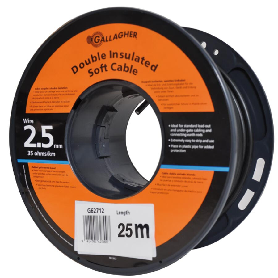 Kabel 2,5mm  35 Ohm/km                  25mtr - GALLAGHER - 8713235065011|_|065011GAL|_|065011|_|8713235065011