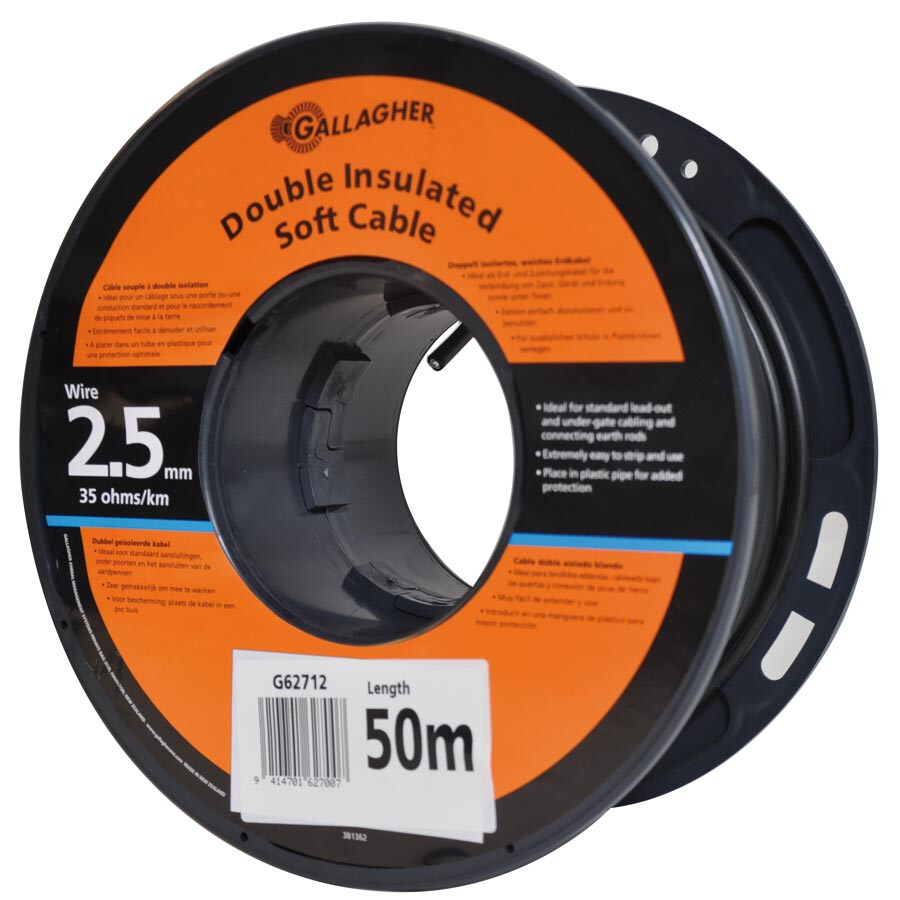 Kabel 2,5mm 50m 35 Ohm/km - GALLAGHER - 9414701627007|_|062712GAL|_|062712