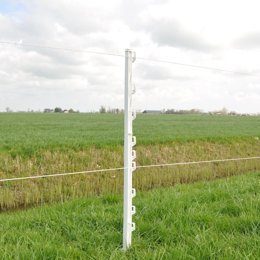 Vario paal 1,00m wit 10stuks - GALLAGHER - 8713235028481|_|028481GAL|_|028481