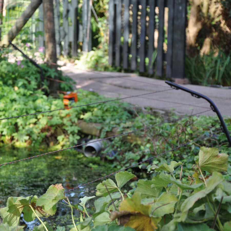 Vijver/schuttingpaaltje gebogen zwart   5stuks | GALLAGHER | 065035 | 8713235065035