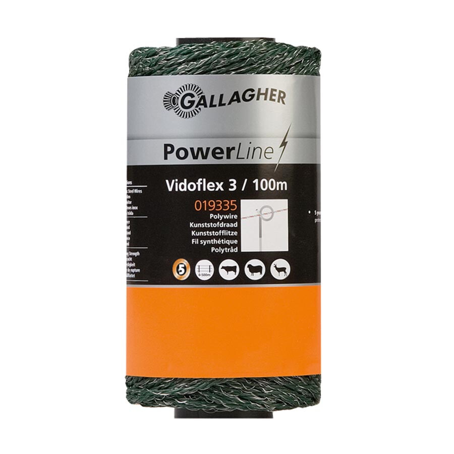 Vidoflex 3 PowerLine groen 100m - GALLAGHER - 8713235019335|_|019335GAL|_|019335