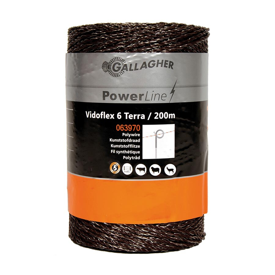 Vidoflex 6 PowerLine terra 200m - GALLAGHER - 8713235063970|_|063970GAL|_|063970