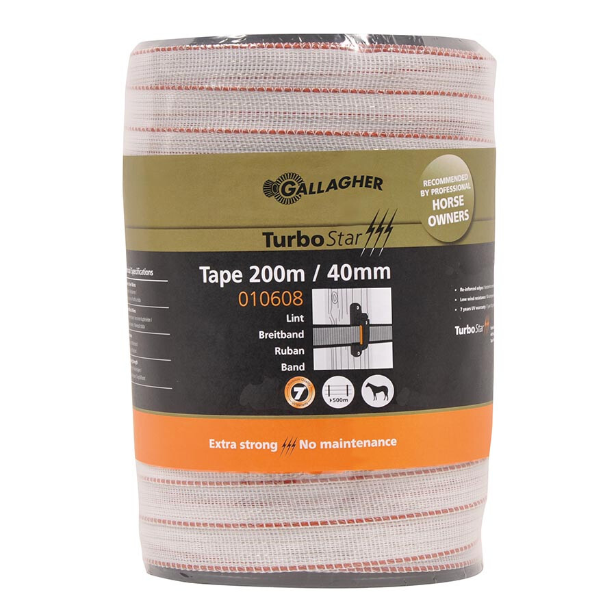 TurboStar lint 40mm wit 200m - GALLAGHER - 8713235010608|_|010608GAL|_|010608