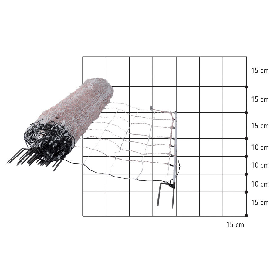 EuroNetz Turbonet, Wit 90/2-14/W-50m - GALLAGHER - 8713235025473|_|025473